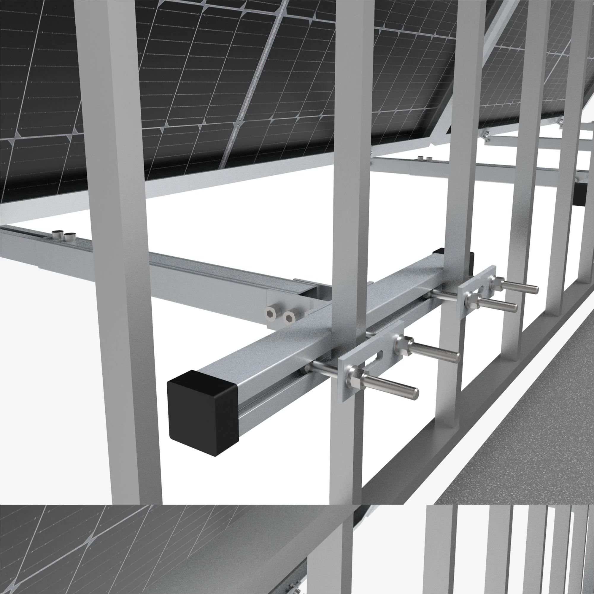 Premium Balkon Halterung Solarmodul