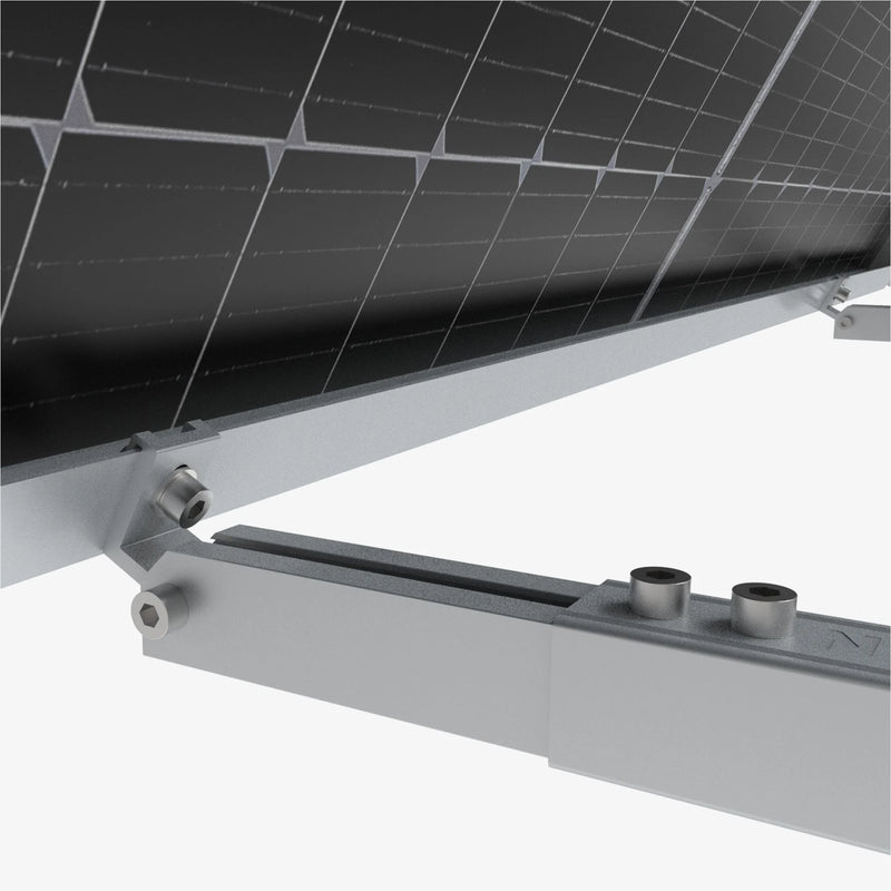 Balkonhalterung für 2 Solarmodule