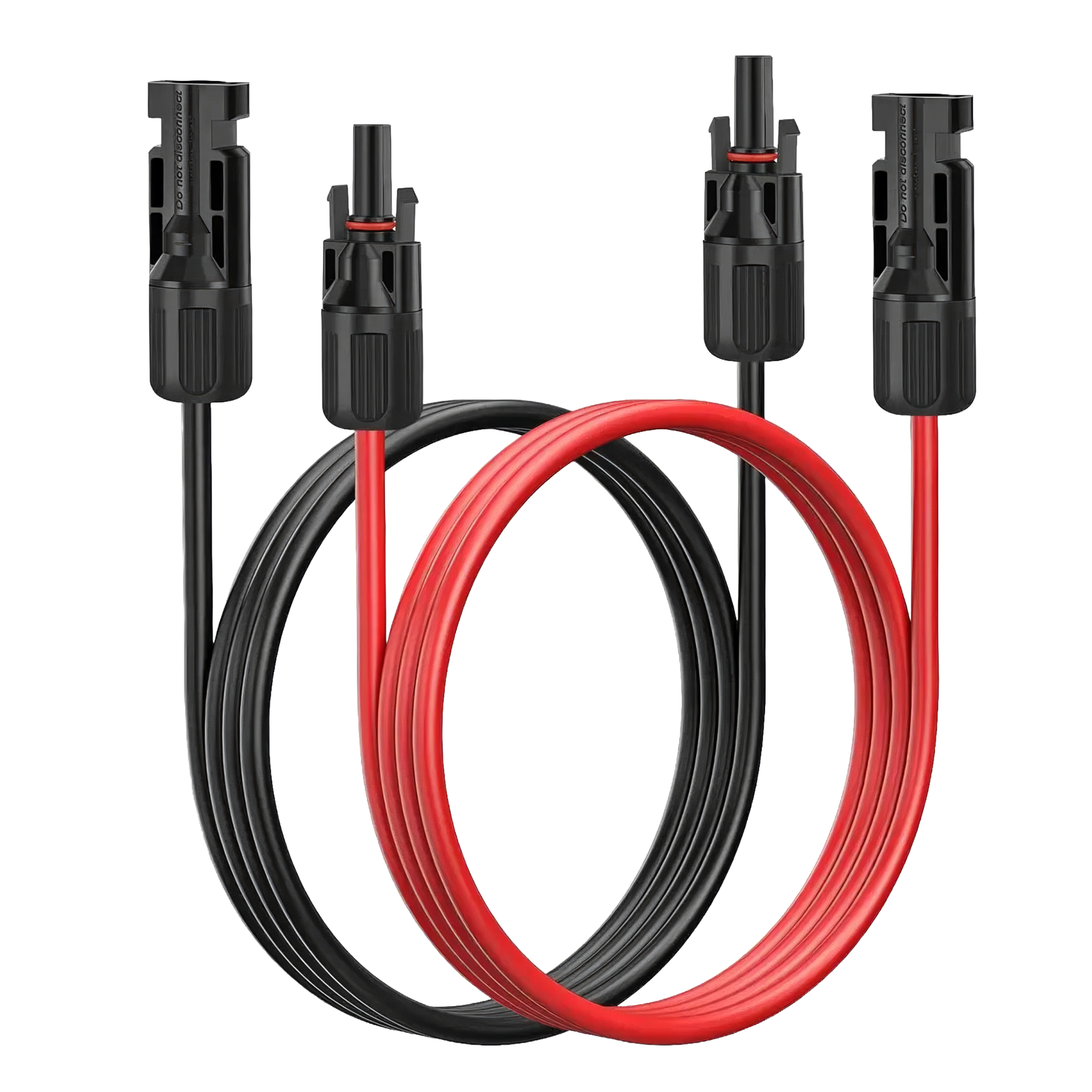 Solarkabel Verlängerung 4 mm² mit MC4 | 1–50 m | schwarz