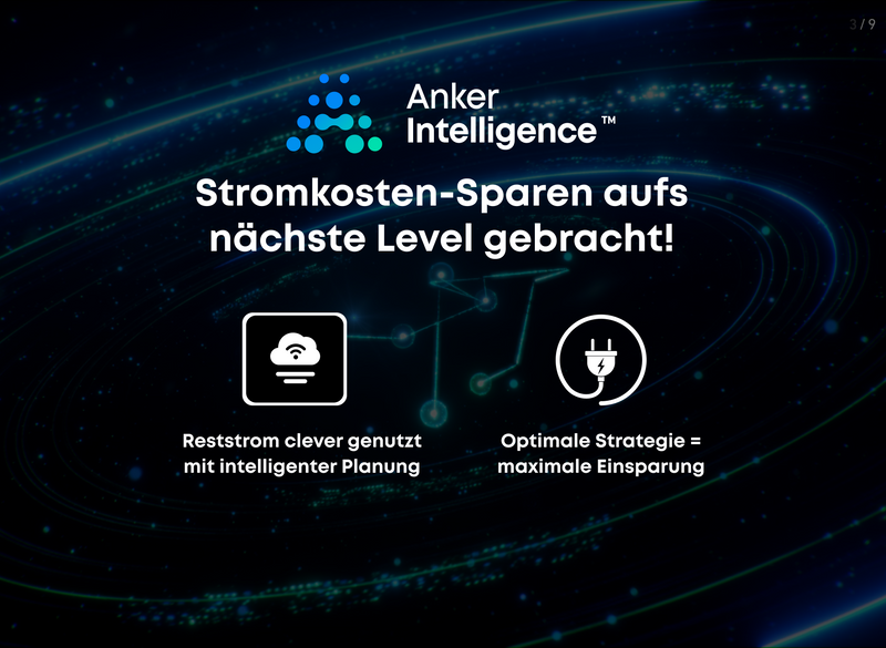 Anker Solix 3 Solarbank Pro E2700 Balkonkraftwerk-Speicher KI-optimiert IP65