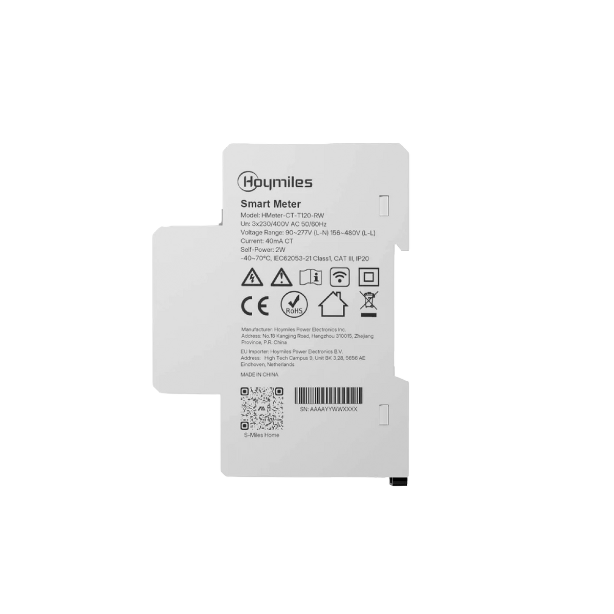 Hoymiles Smart Meter 3-phasig (HMeter-CT-T120-RW)