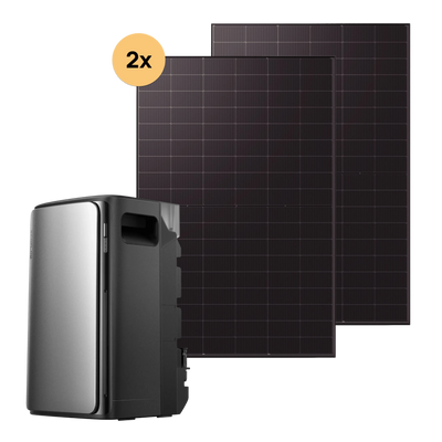 Balkonkraftwerk 900W mit Speicher EcoFlow STREAM Ultra – Set