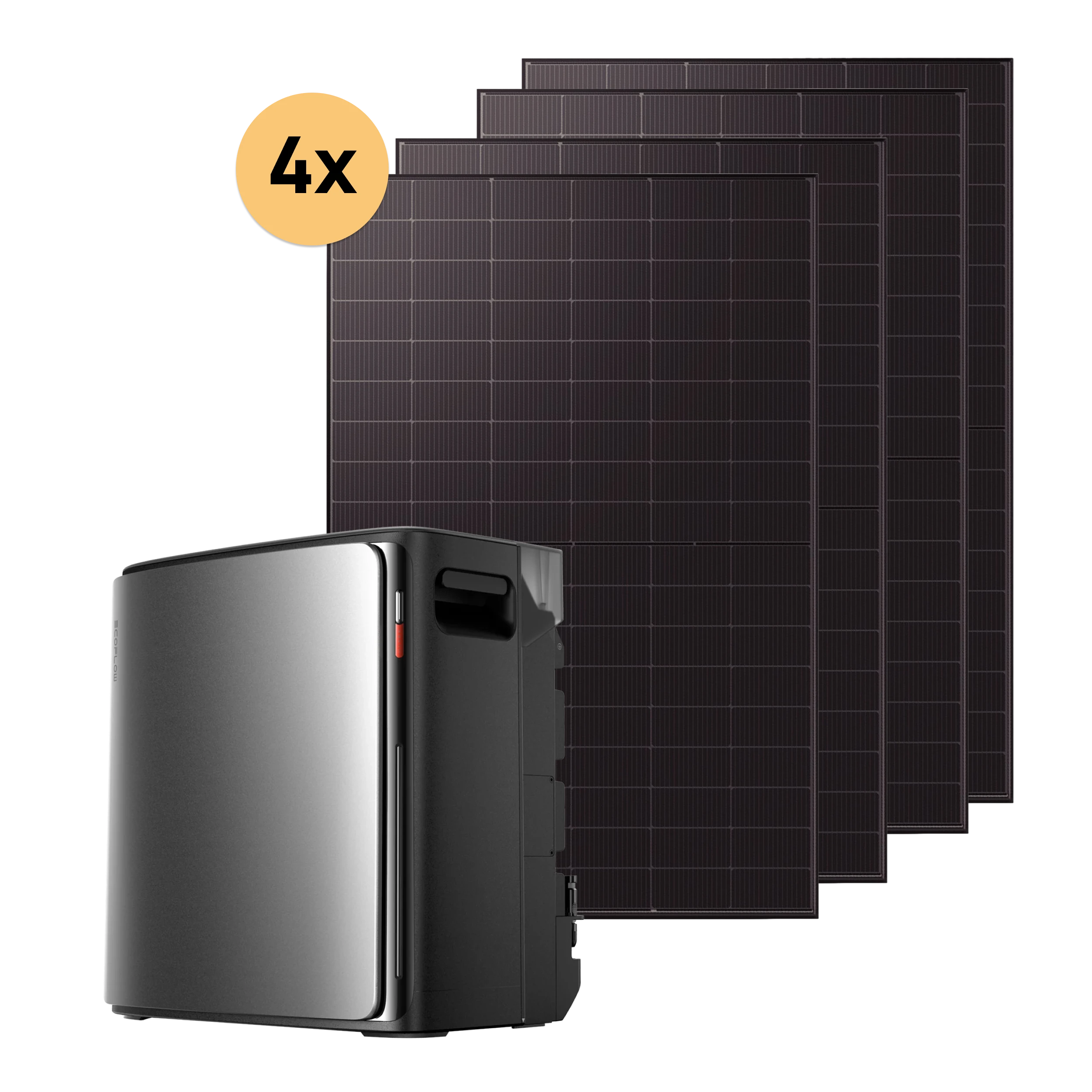 Balkonkraftwerk 1800W mit Speicher EcoFlow STREAM Ultra X – Set