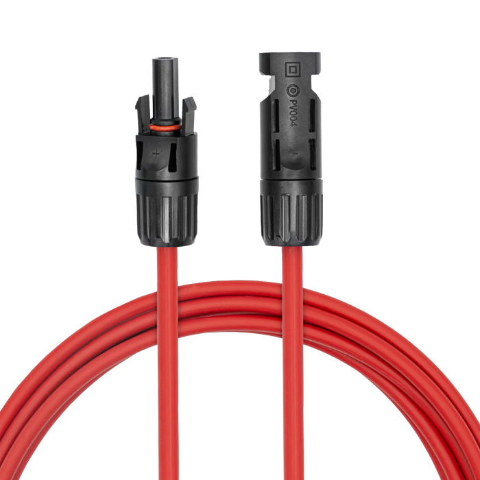 Solarkabel Verlängerung 6 mm² mit MC4 | 1-50 m | rot