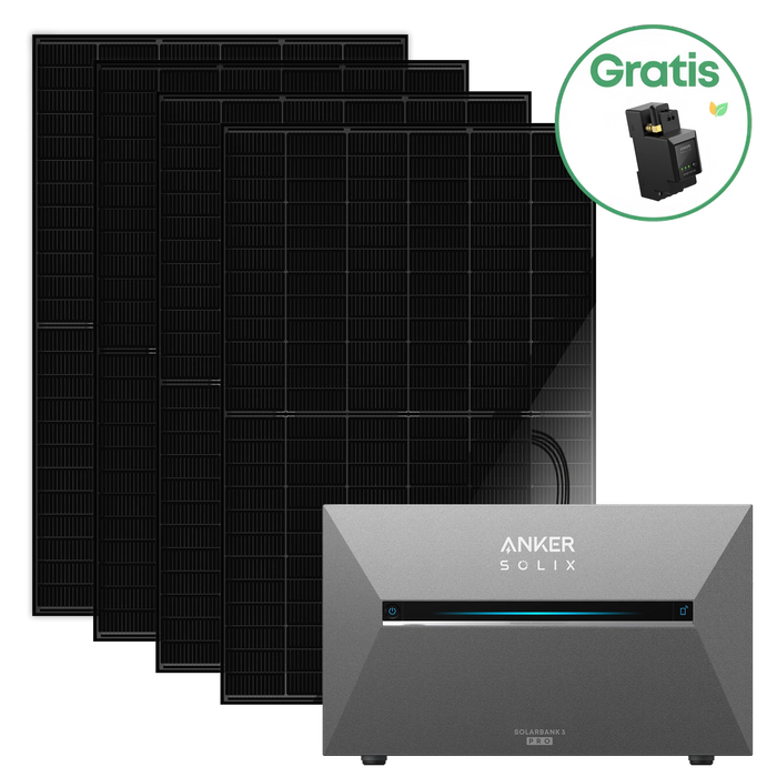 Balkonkraftwerk 2000W mit Speicher Anker SOLIX 3 Pro – Set