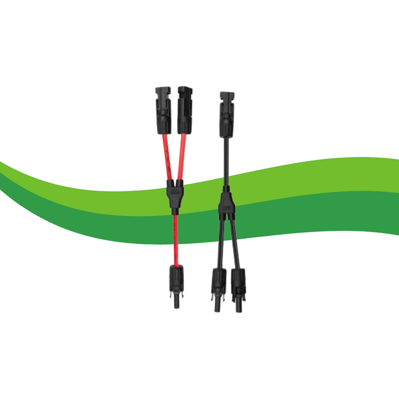 Y-Stecker Solarkabel-Verbinder für Solarmodule MC4 - 1 Paar