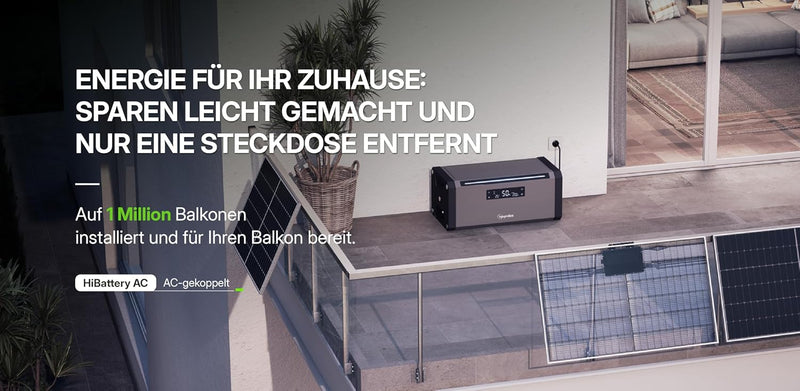 Hoymiles HiBattery 1920 AC Speicher für Balkonkraftwerke