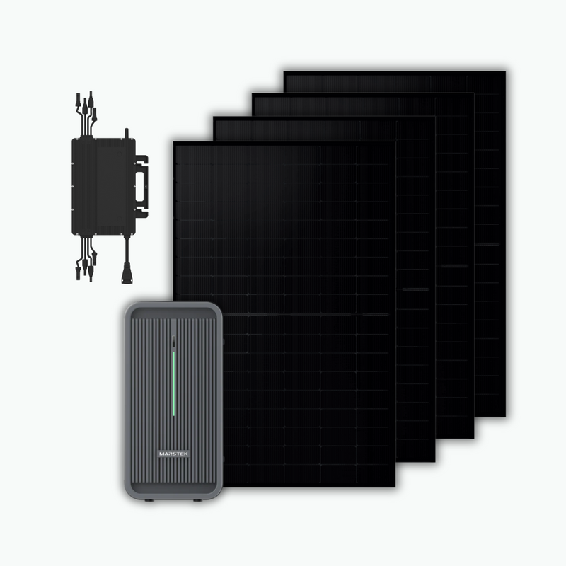 Balkonkraftwerk 1800W mit Marstek B-2500-D