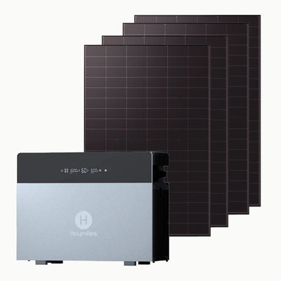 Balkonkraftwerk 2000W mit Speicher Hoymiles HiBattery 4020 X – Set