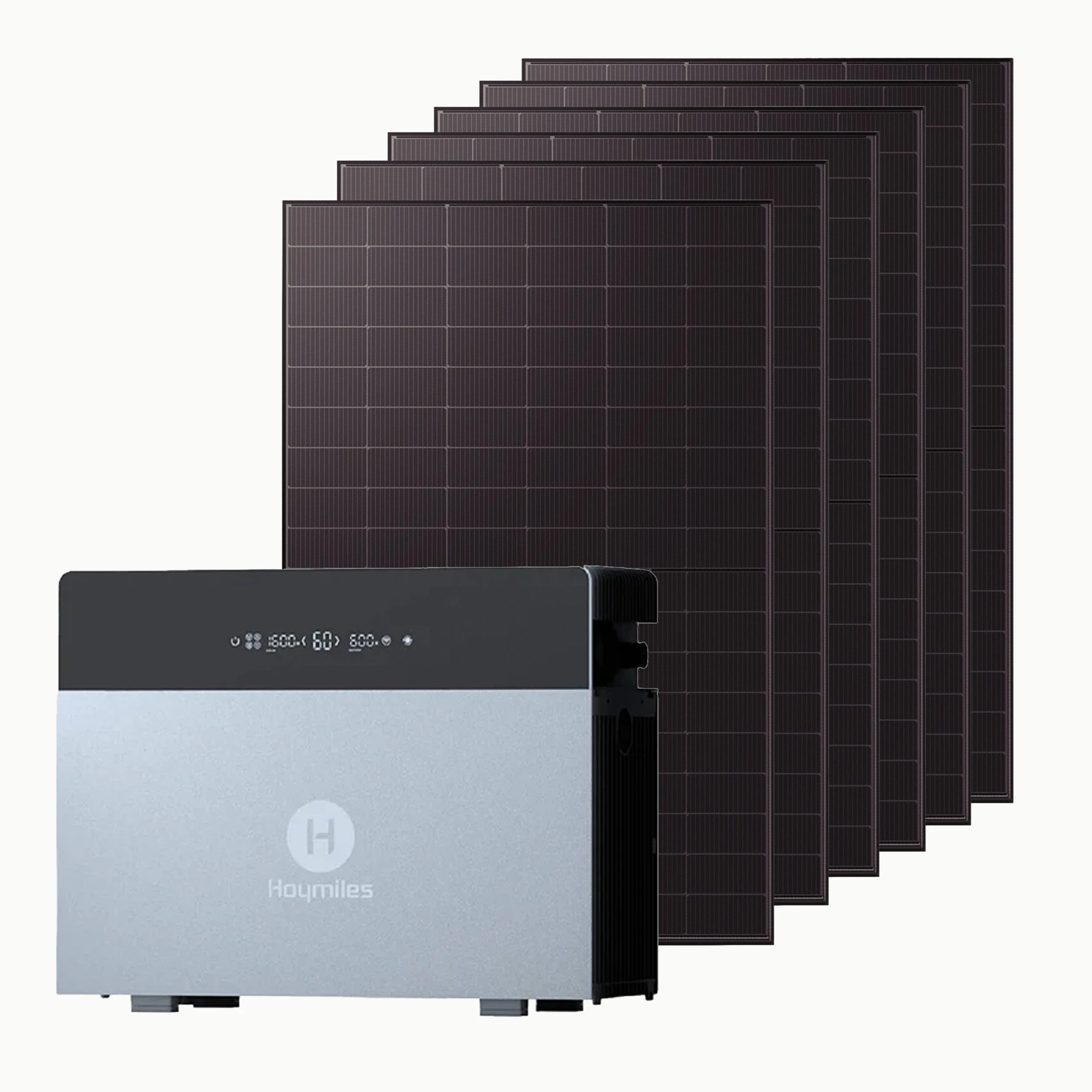 Balkonkraftwerk 3000W mit Speicher Hoymiles HiBattery 4020 X – Set