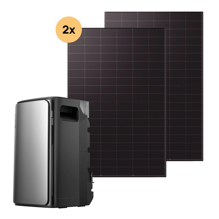 Balkonkraftwerk 900W mit Speicher EcoFlow STREAM Ultra – Set