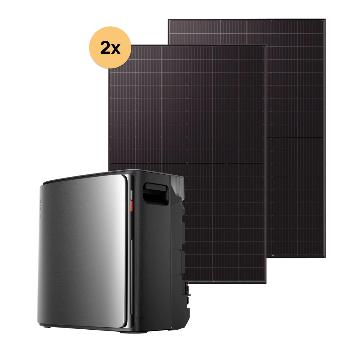Balkonkraftwerk 1000W mit Speicher EcoFlow STREAM Ultra X – Set