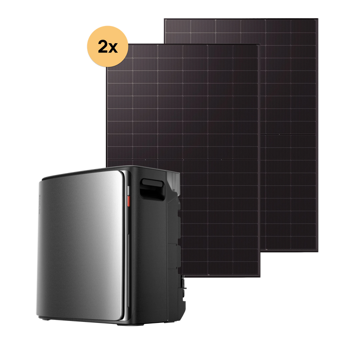 Balkonkraftwerk 900W mit Speicher EcoFlow STREAM Ultra X – Set