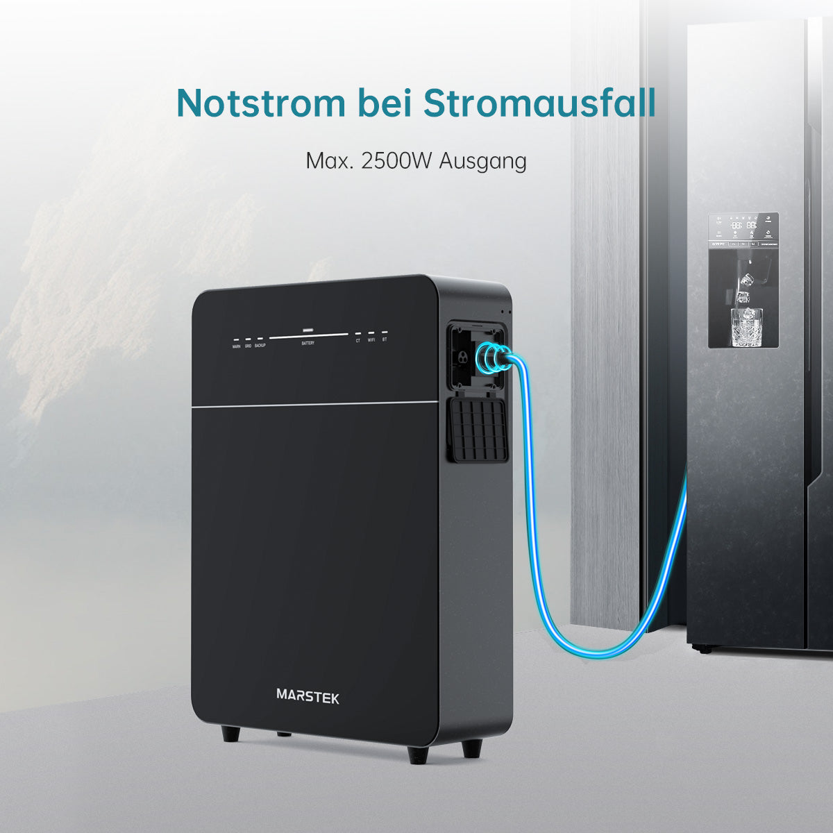 Marstek Venus E Gen 3.0 liefert bei Stromausfall bis zu 2500 W Notstrom