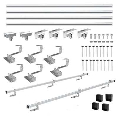 Ziegeldach PV Montageset für 2 Module